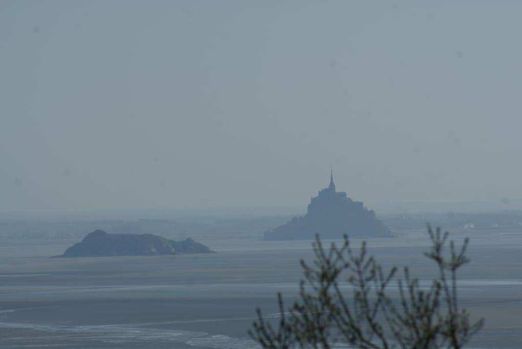 Maison Vue Sur Le Mont Saint Michel Et Sa Baie Champeaux Exteriér fotografie