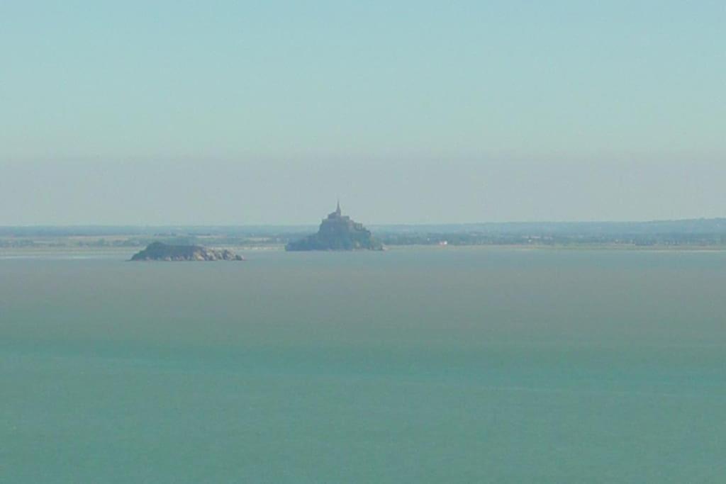Maison Vue Sur Le Mont Saint Michel Et Sa Baie Champeaux Exteriér fotografie