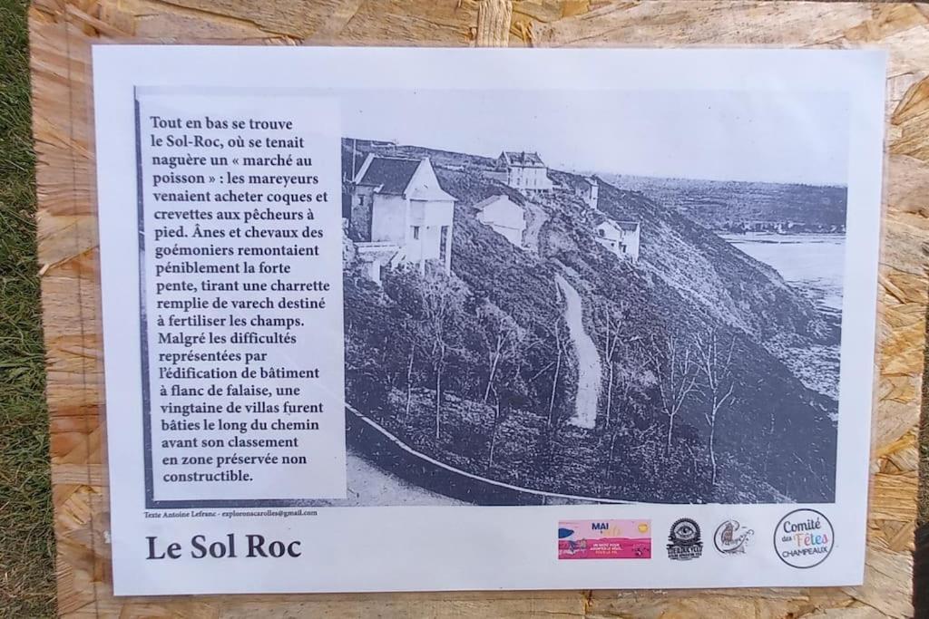 Maison Vue Sur Le Mont Saint Michel Et Sa Baie Champeaux Exteriér fotografie